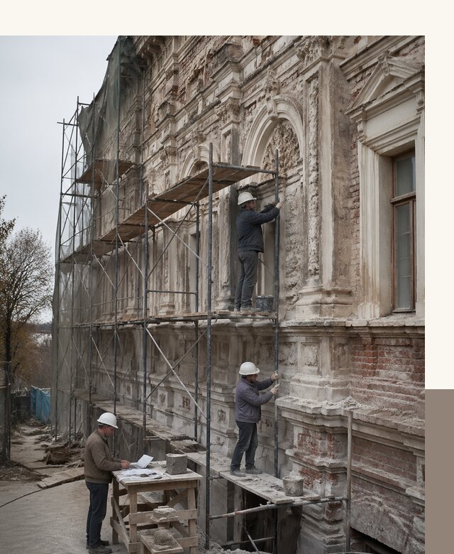 Реставрация объектов культурного наследия под ключ в Инте